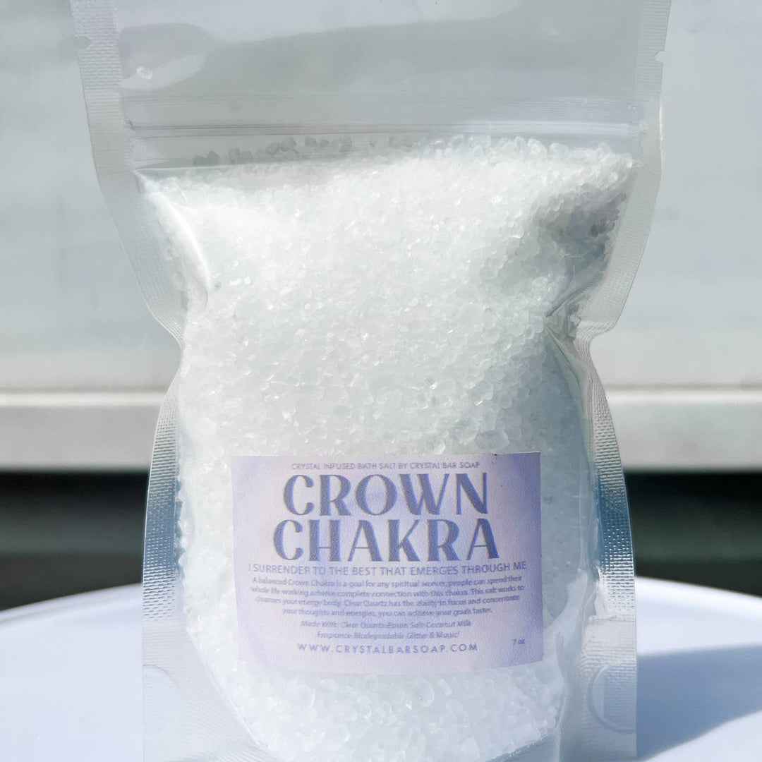 Crown Chakra Bath Salt - Quartz Crystal Infused