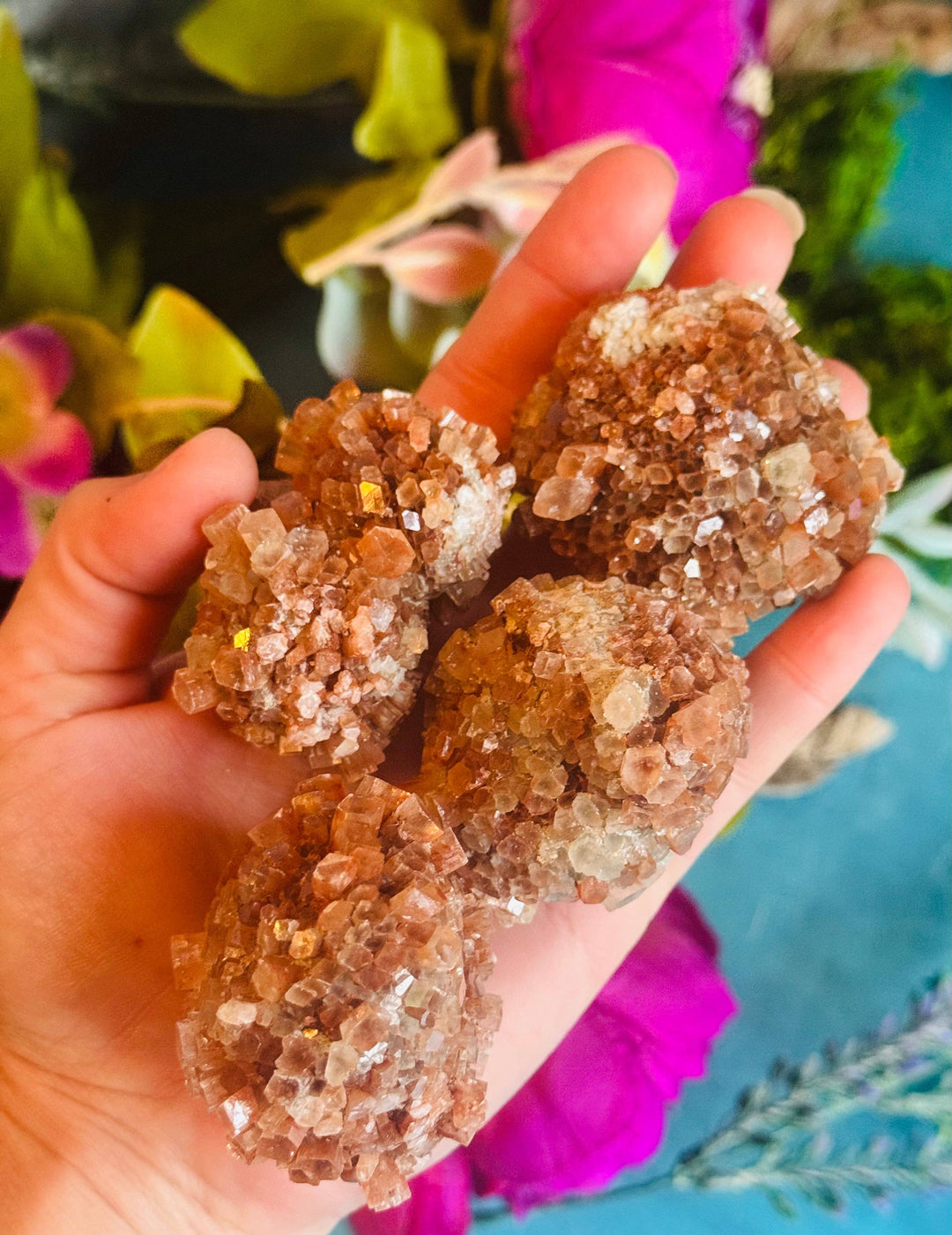Aragonite Sputnik Cluster
