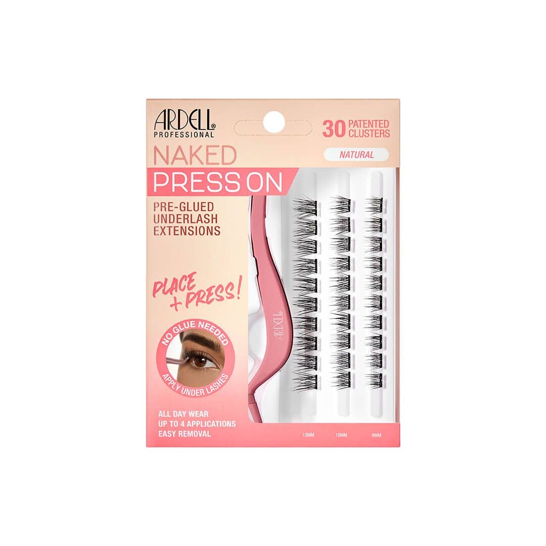 Naked 30 Pre-glued Press On Underlash Extensions - Natural