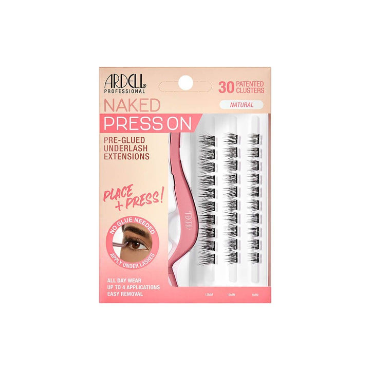 Naked 30 Pre-glued Press On Underlash Extensions - Natural