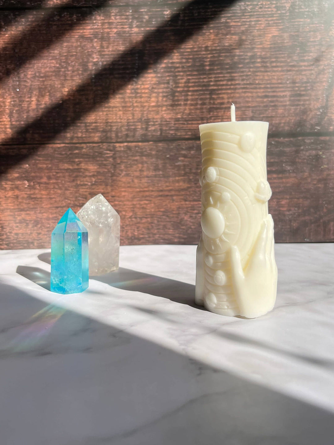 Astrology Astronomy Solar System Beeswax Candle