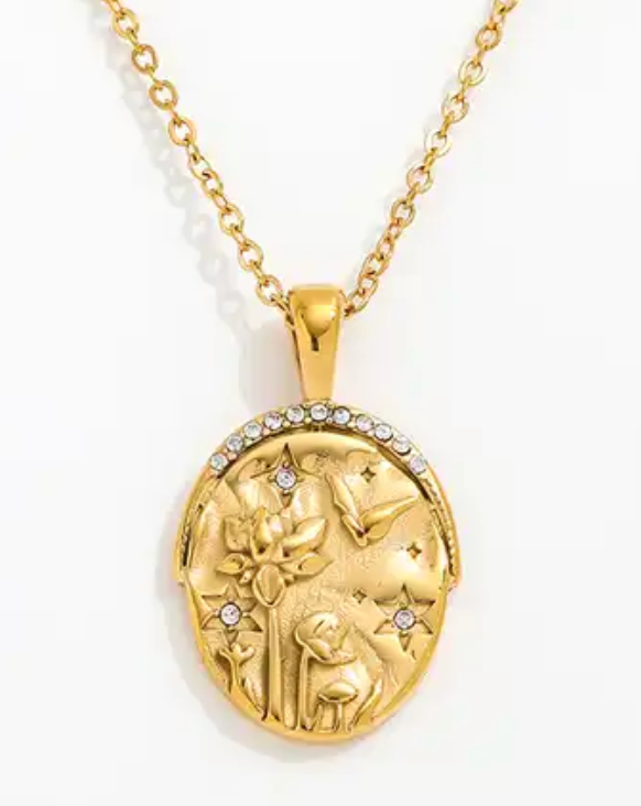Mini Pendant Talisman Necklace Collection for Protection 14K