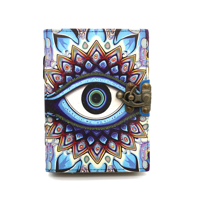 Azure Eye Blank Leather Journal (5 x 7 in.)