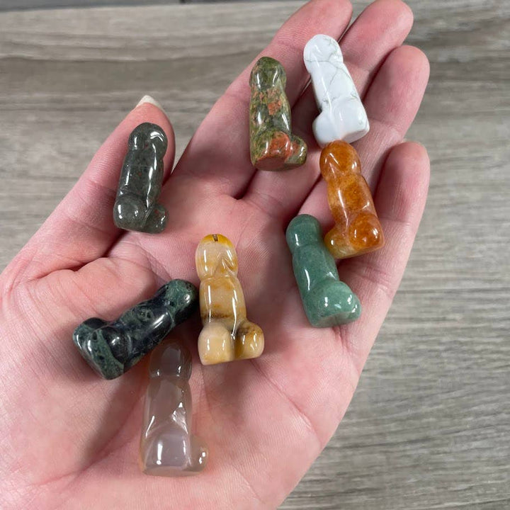 Crystal Phallic Figurine – Small Carved Gemstone 1”