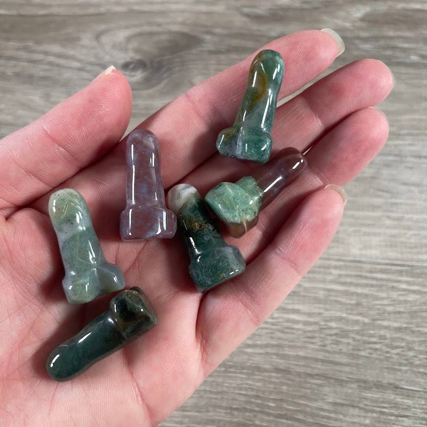 Crystal Phallic Figurine – Small Carved Gemstone 1”