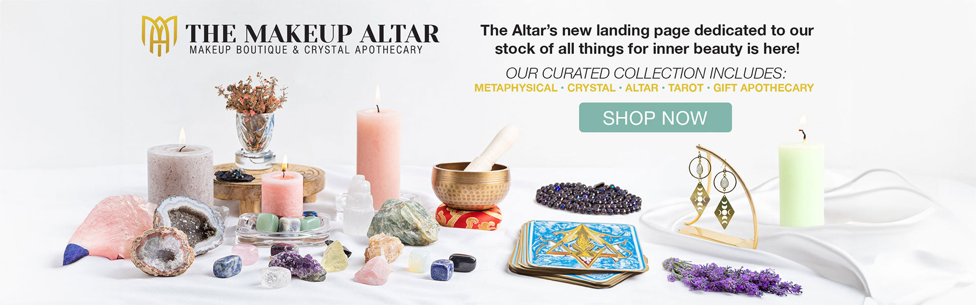 The Altar's new section dedicated to our store of all things inner beauty is here