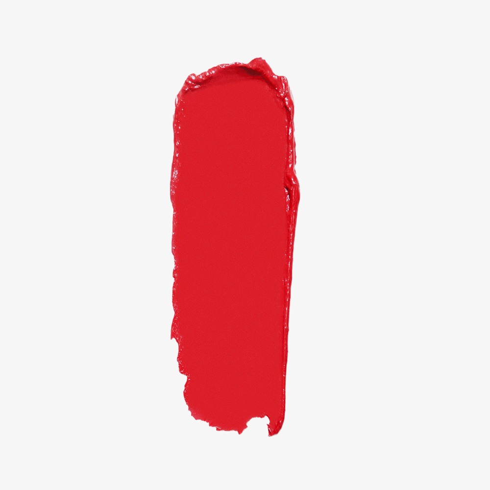 This is a swatch of the Dose of Color Liquid Matte Lip, Shade: Coral Crush.