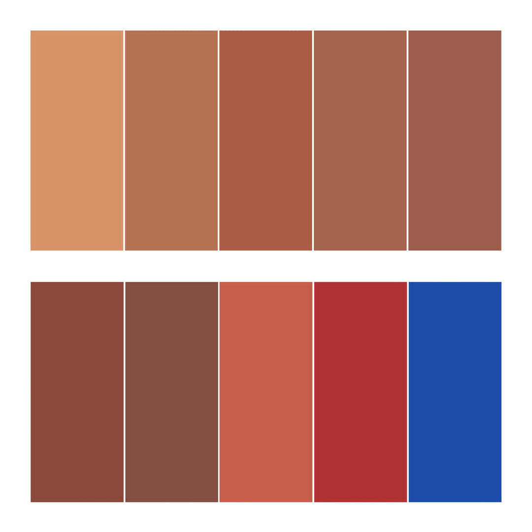 Maqpro x Temptu Creamy Air - Deep Set swatches
