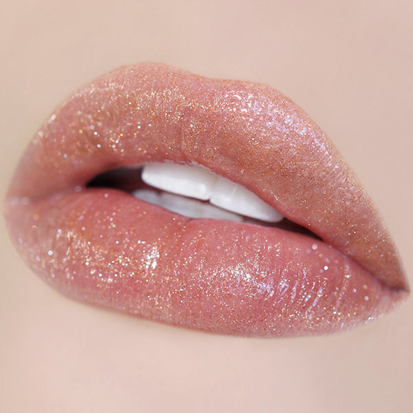Glow Lip Pearls Glosser on the lips