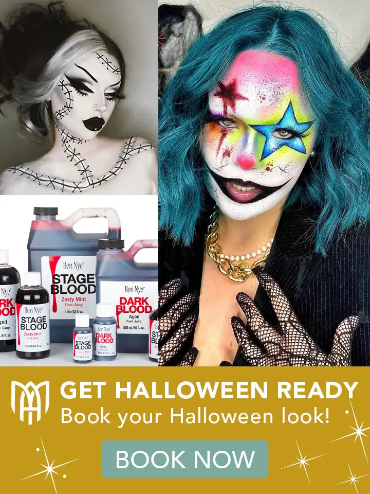 Halloween Makeup Booking Banner