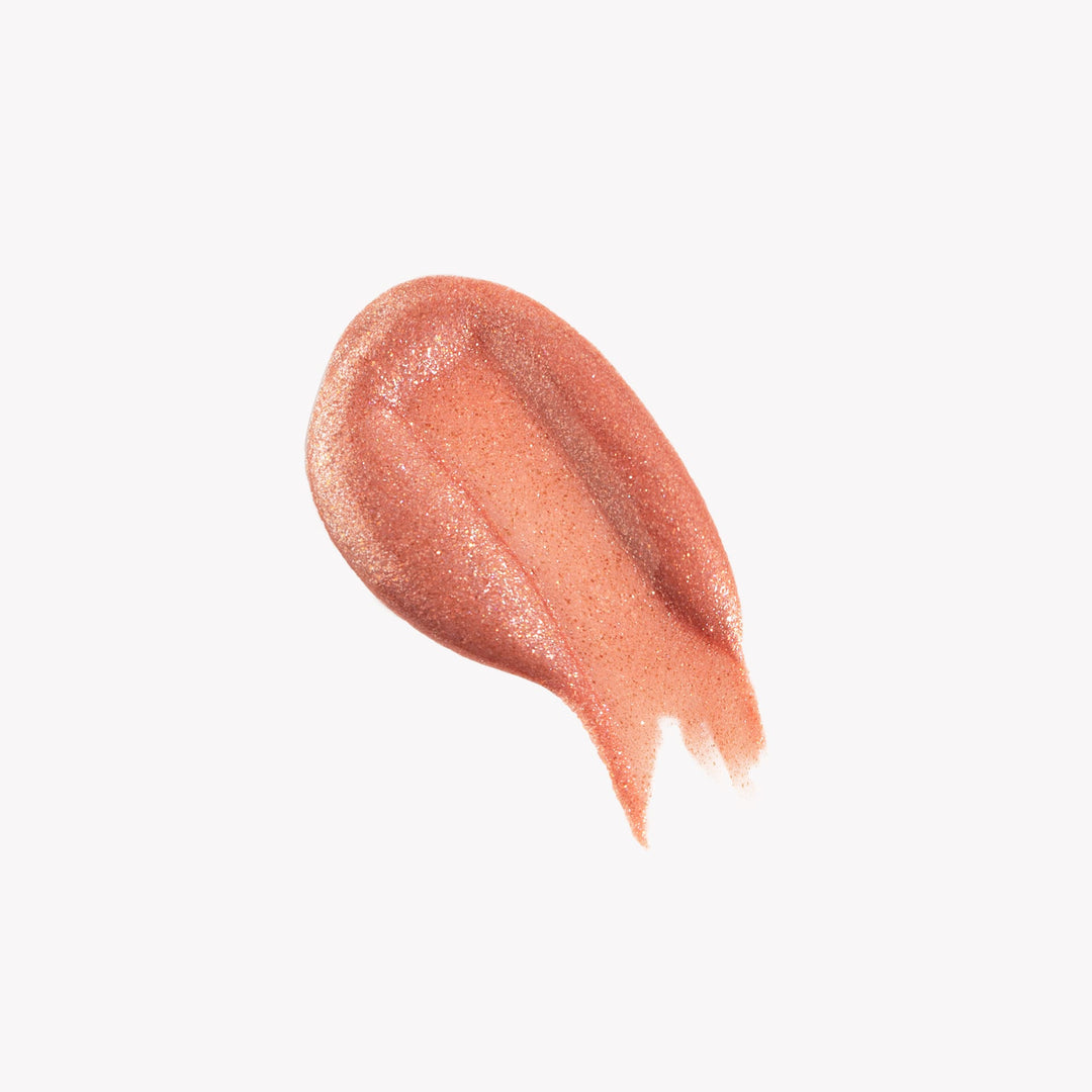 This is a swatch of the Jazzy Lip Gloss.