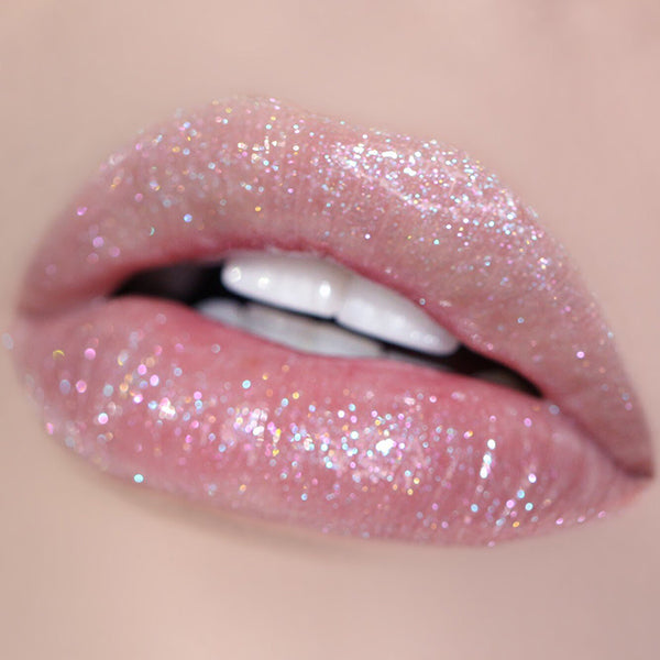 Lustrous Lip Pearls Glosser on the lips