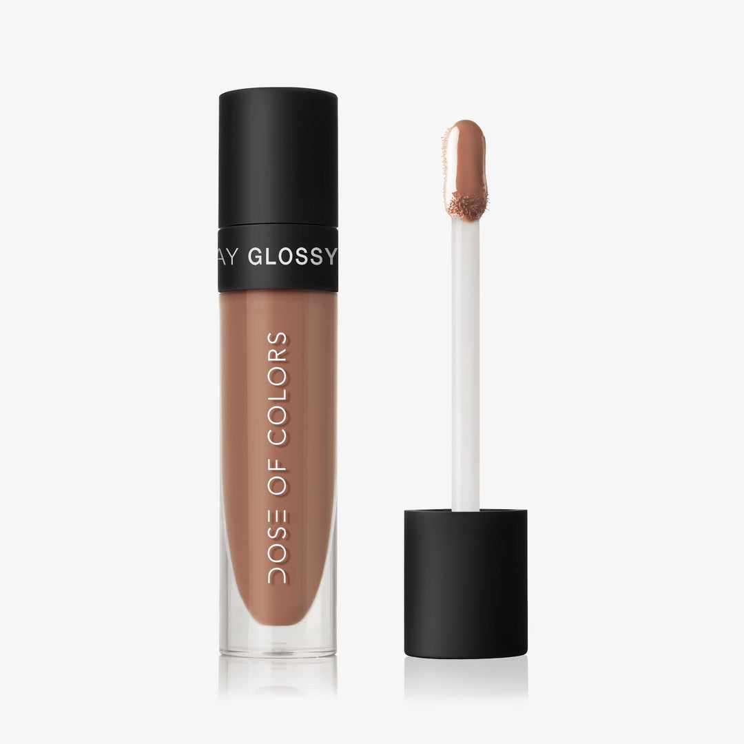This is the Dose of Color Lip Gloss, Shade: Moody. 