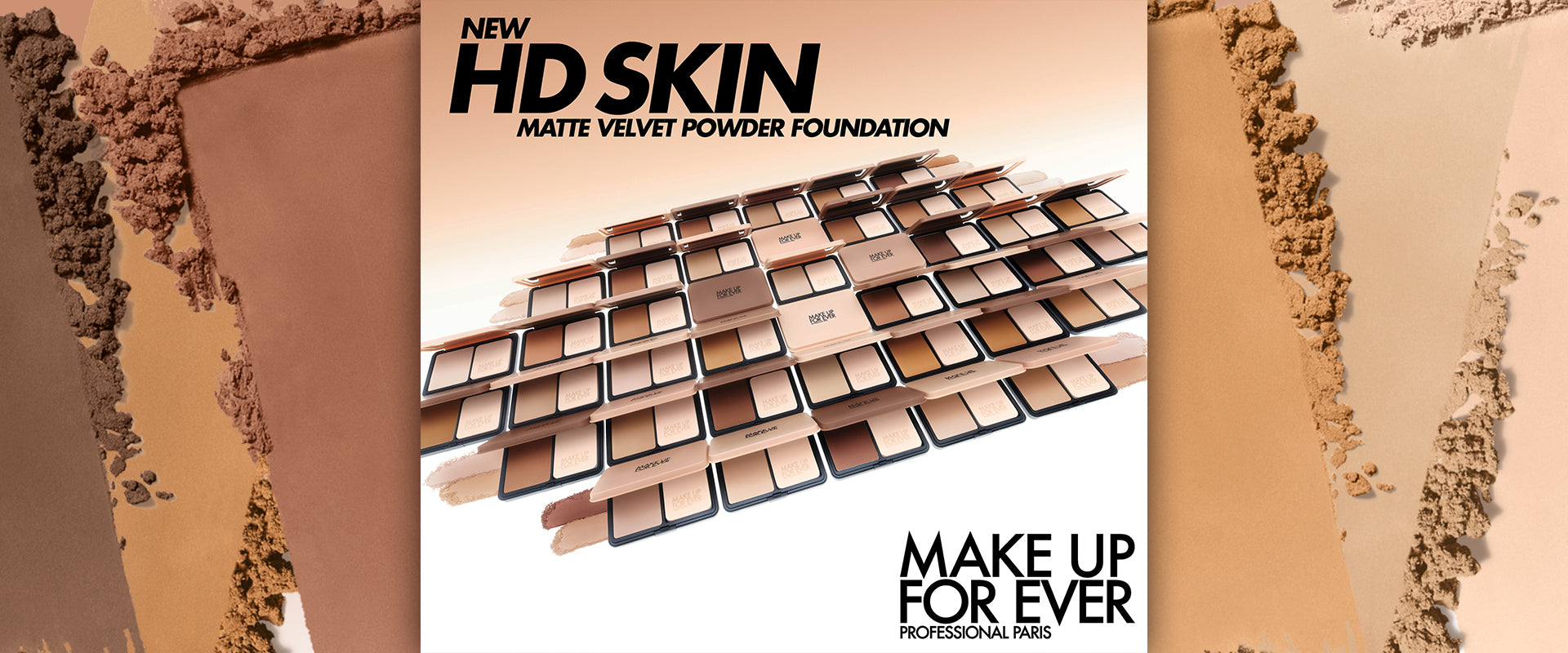 Makeup Forever New HD Skin Matte Velvet Powder Foundation 