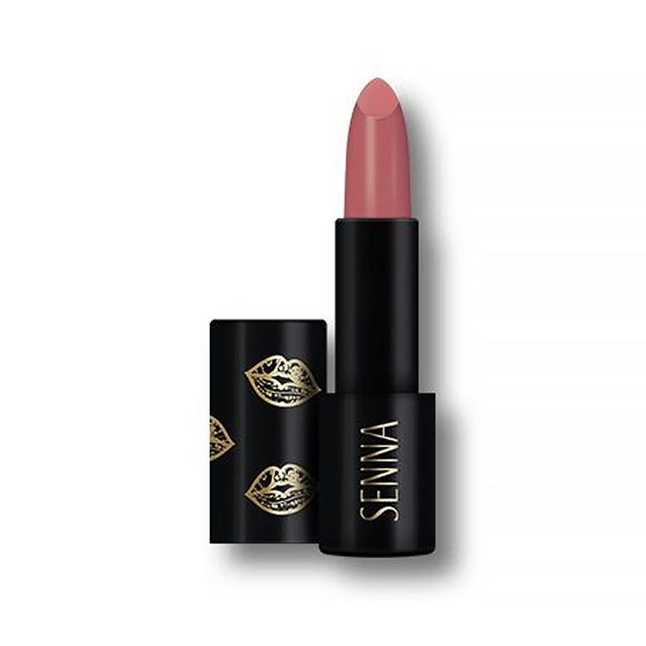 Matte Fixation Lipstick embrace lipstick open with cap by Senna Cosmetics