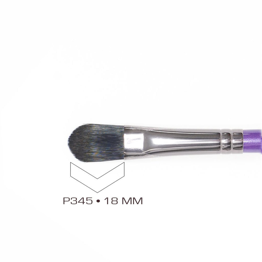 P345 Oval concealer brush brush tips