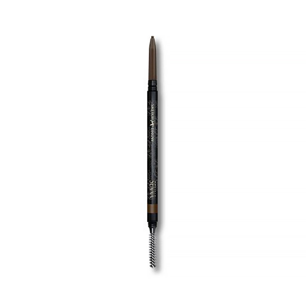 Sketch A Brow Precision Pencil dark taupe open by Senna Cosmetics