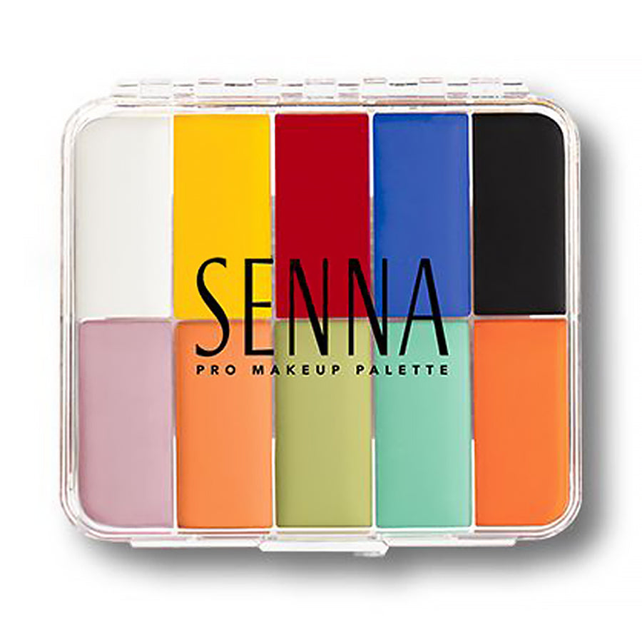 Slipcover cream to powder palette primary pastel by Senna Cosmetics