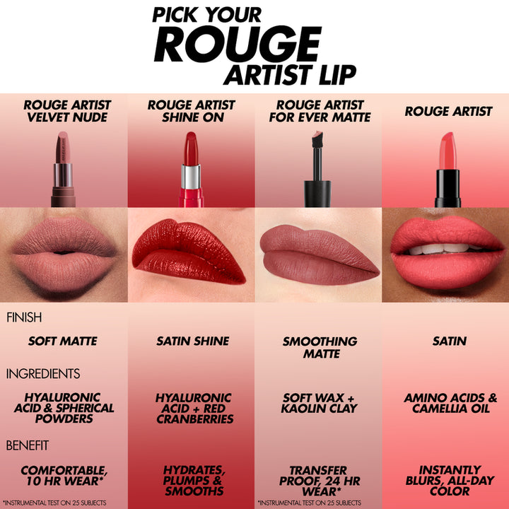 Make Up For Ever Rouge Artist Velvet Nude