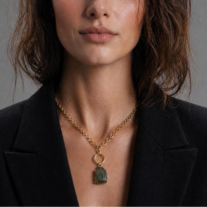 Labradorite Pendant Necklace · Magic & Transformation