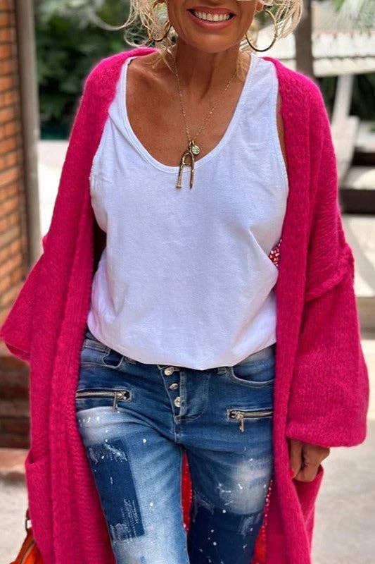 Love & Peace Oversized Cardigan