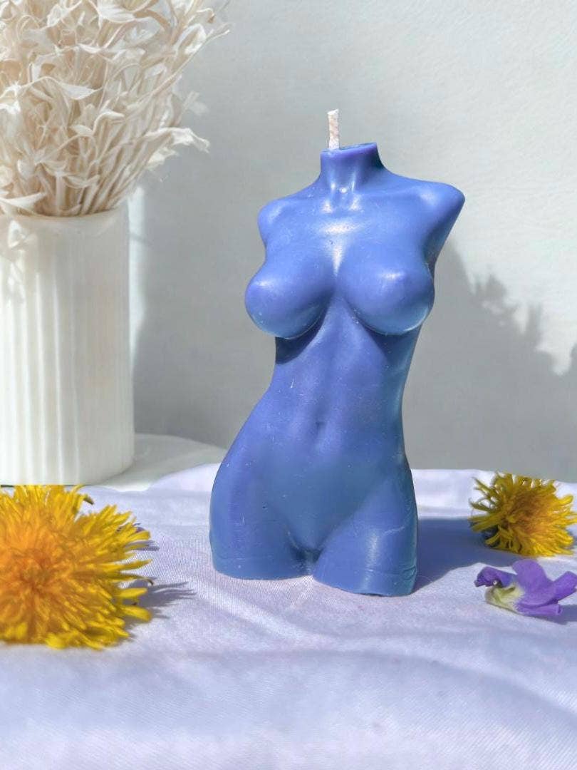 Goddess Body Beeswax Candle for Feminine Decor