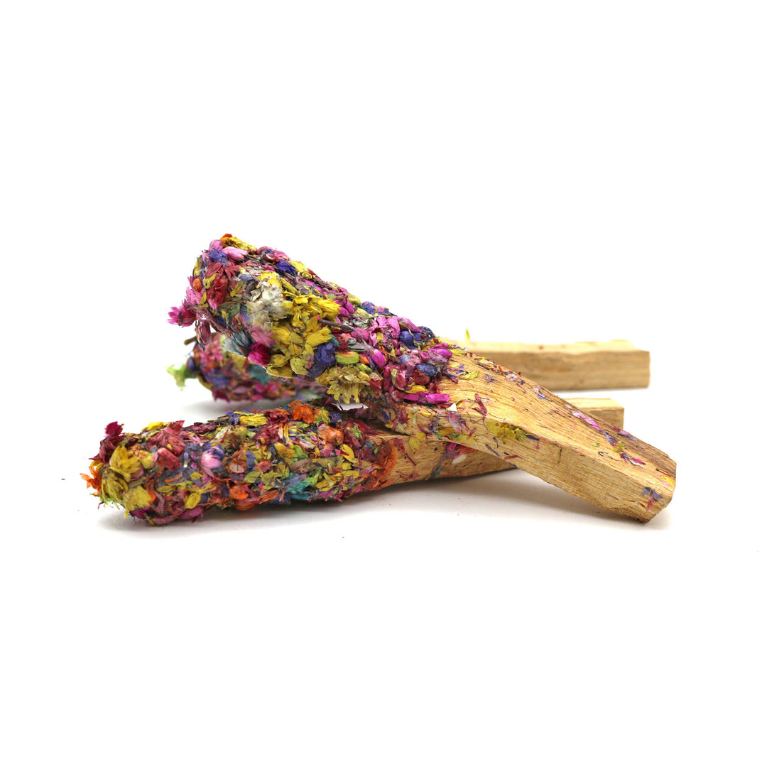 Palo Santo Pops - Dipped Chakra Harmony (3-4 in.)