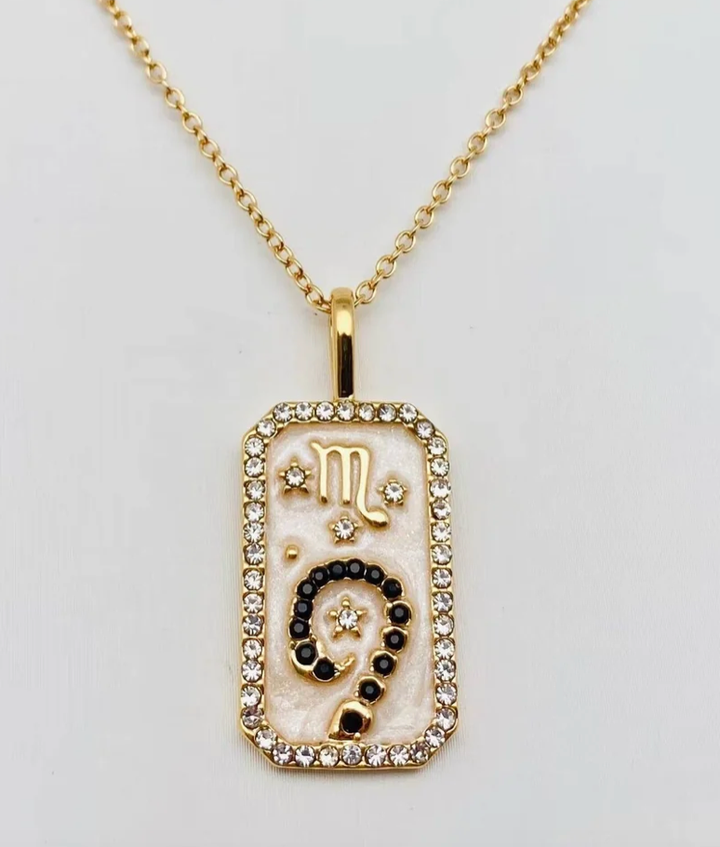 Scorpio-Astrological-Zodiac- Tarot- Enamel Collections