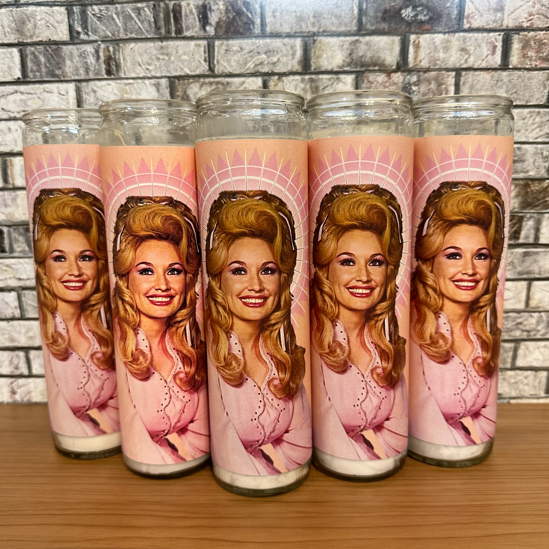 Dolly Parton Inspired Payer Candle
