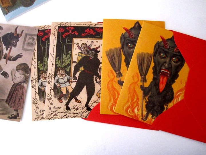 Krampus Greeting Cards: 20 Assorted Cards In Deluxe Tin