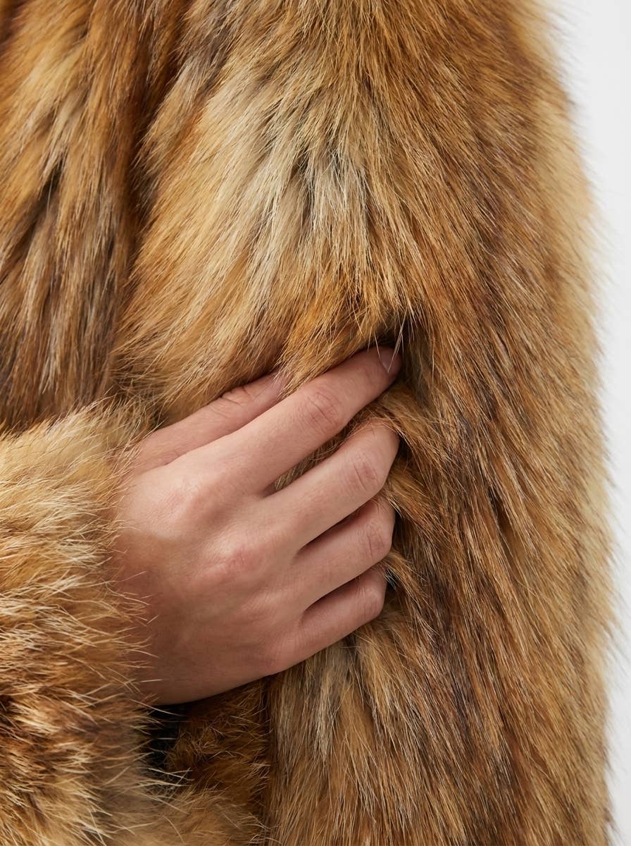 Plush Faux Fur Statement Jacket