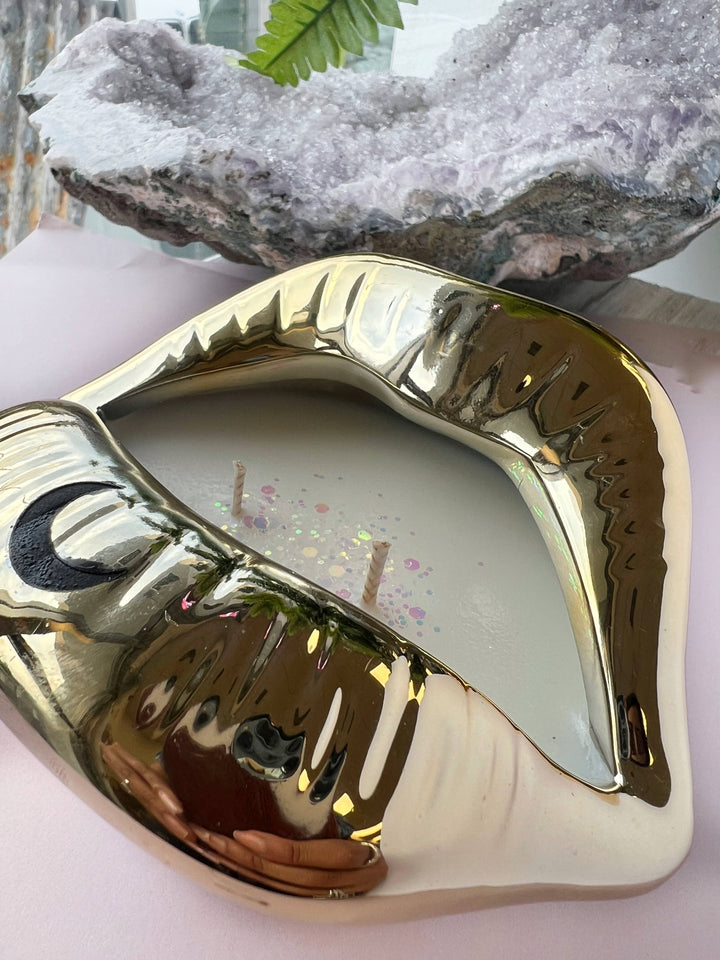 Gold Lip Candle