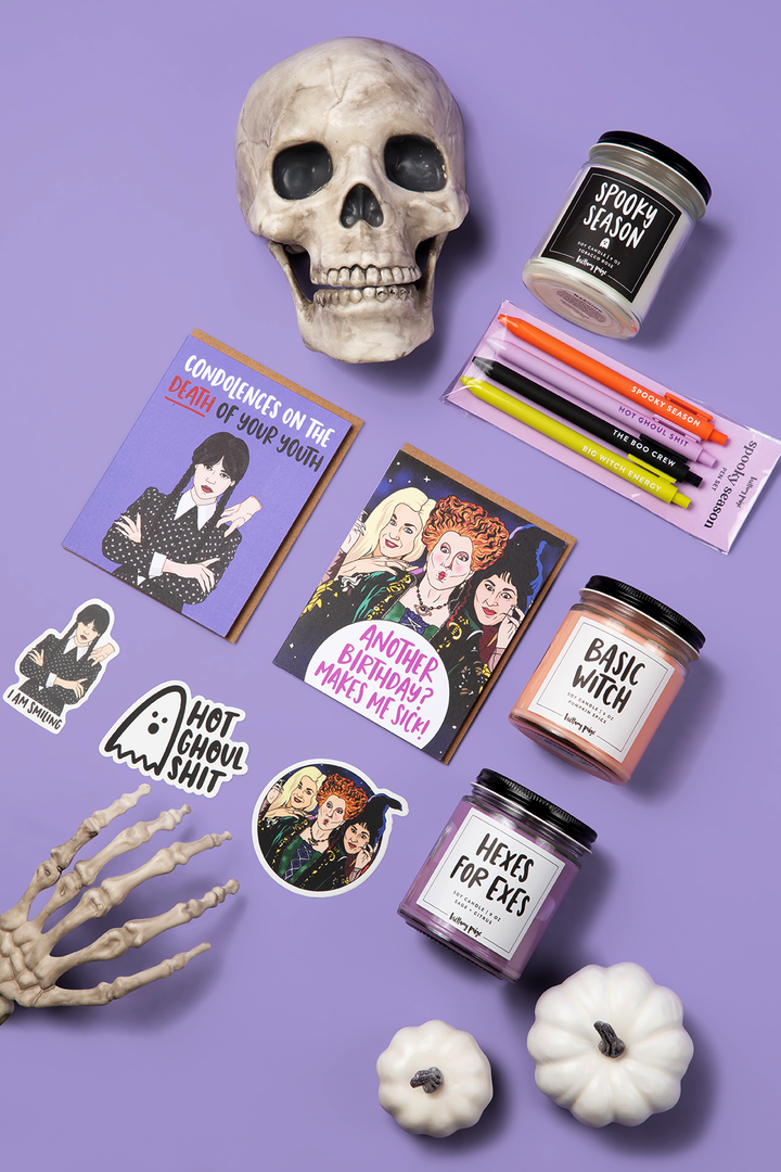 Another Birthday Makes Me Sick Witches Card