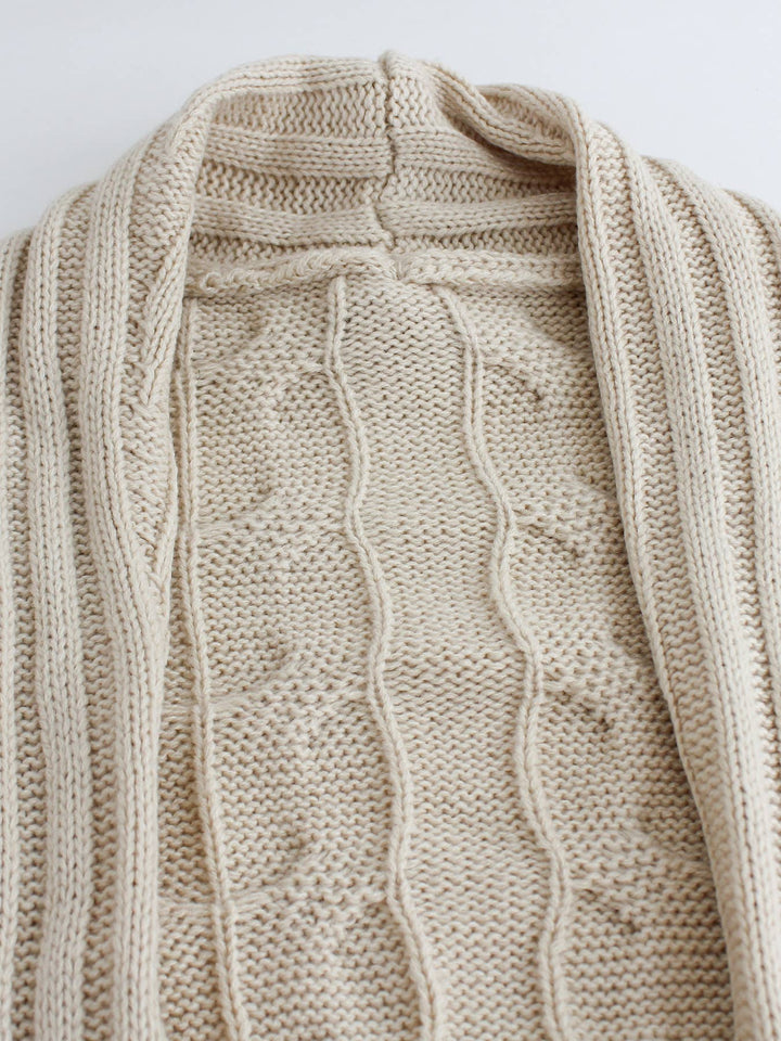 Cozy Cable Knit Duster Cardigan 