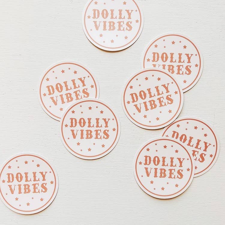 Many Dolly Vibes Sticker