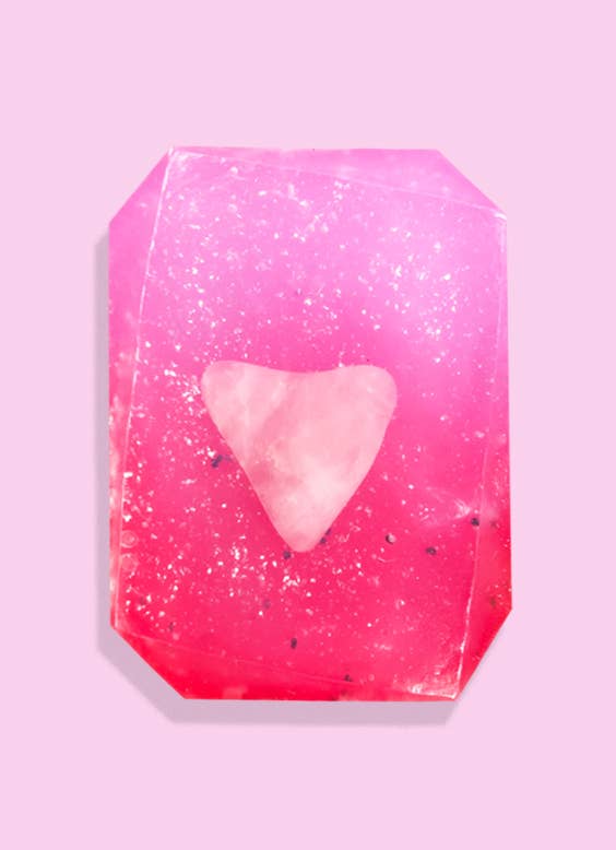 Cupid's Kiss - Valentine's Day Crystal Infused Bar Soap