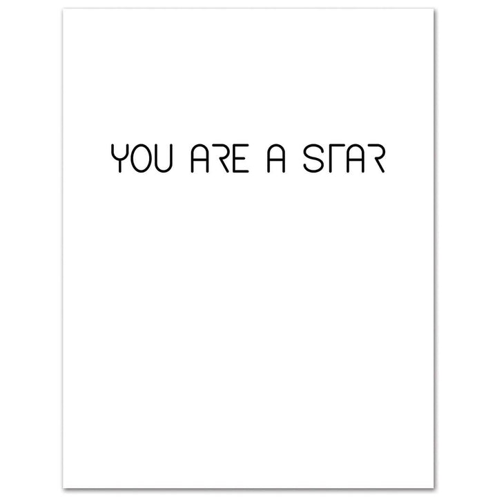 You Are a Star Birthday Card