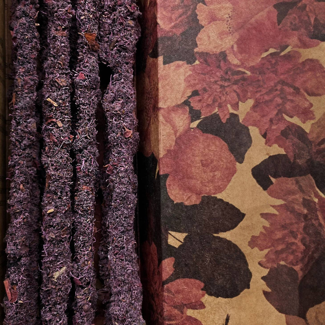 close up of the Maha Incense sticks