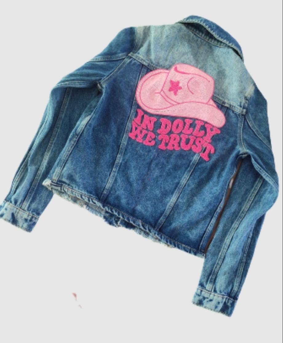 In Dolly We Trust Denim Jacket