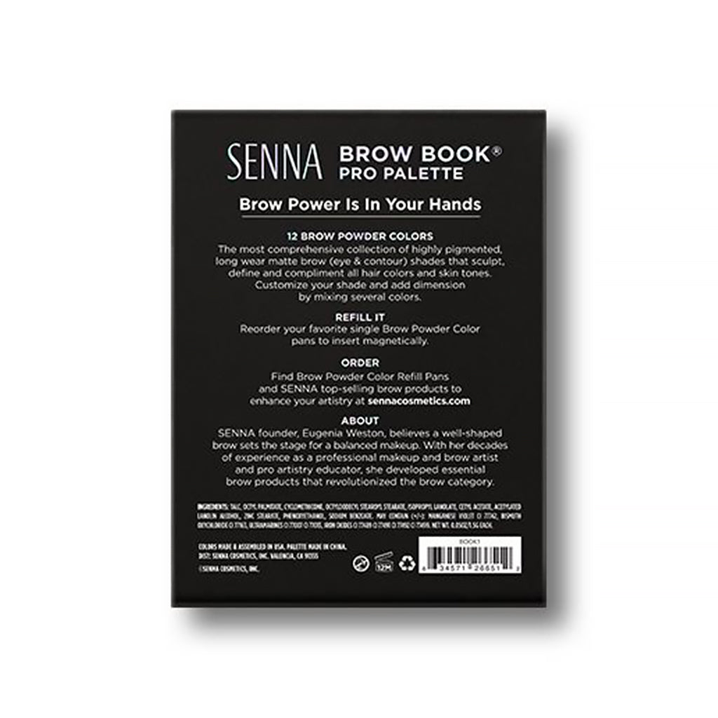 Brow Book back by Senna Cosmetics