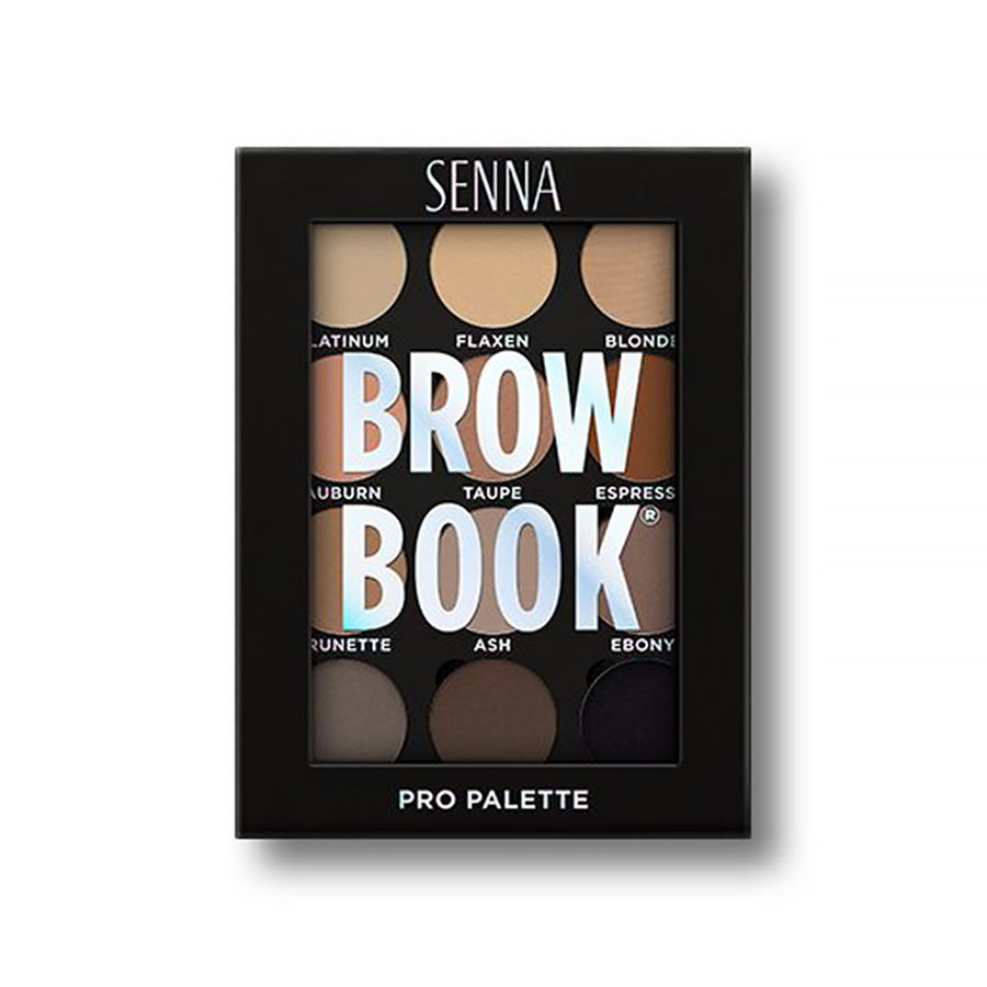 brown book closed by Senna Cosmetics