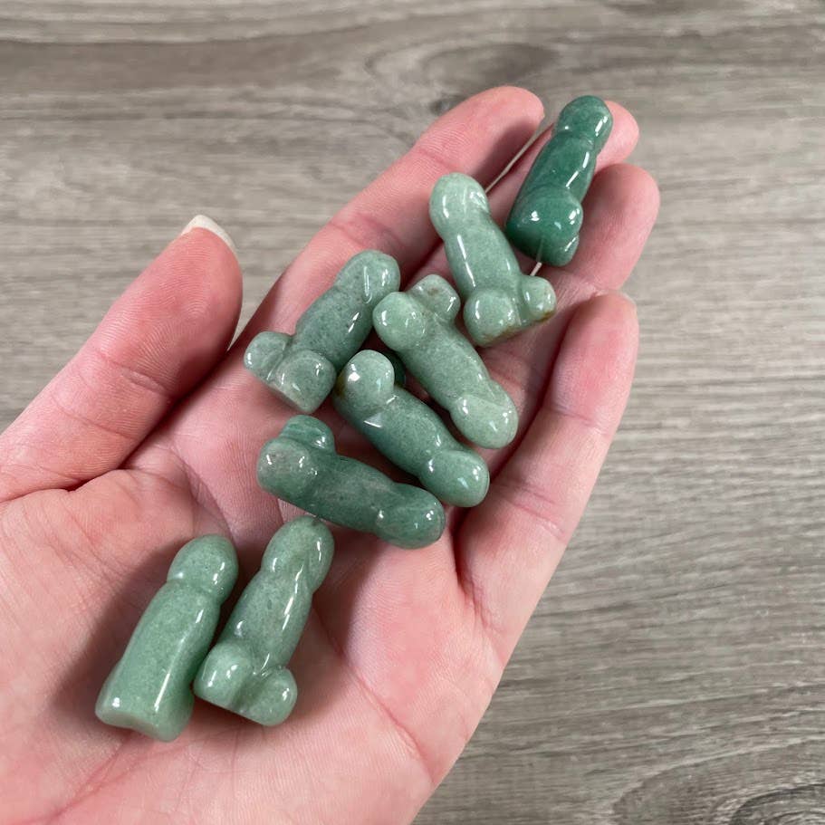 Crystal Phallic Figurine – Small Carved Gemstone 1”