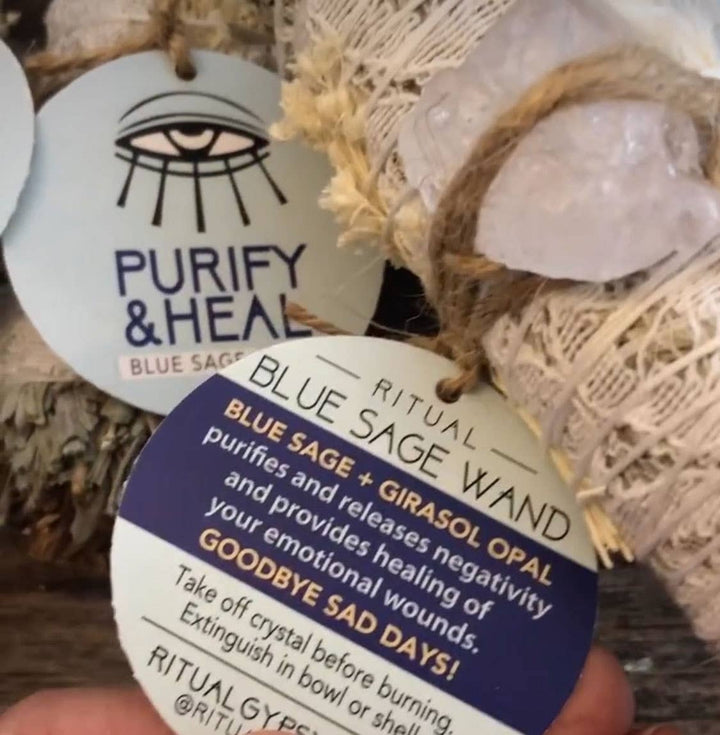 PURIFY & HEAL Botanical Bundle – Blue Sage & Girasol Opal