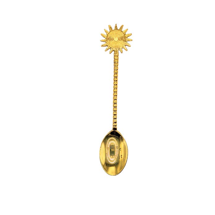 Golden Ray Sun Spoon - Brass Tea Spoon