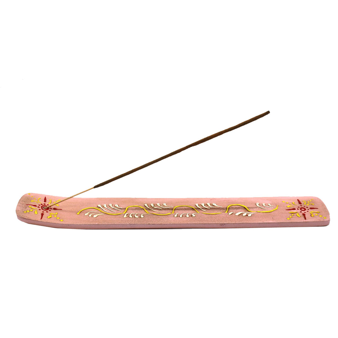Pink Wooden Incense Stick Ash Catcher
