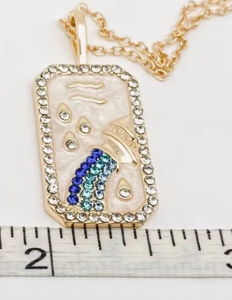 Virgo-Astrological- Zodiac- Tarot- Enamel
