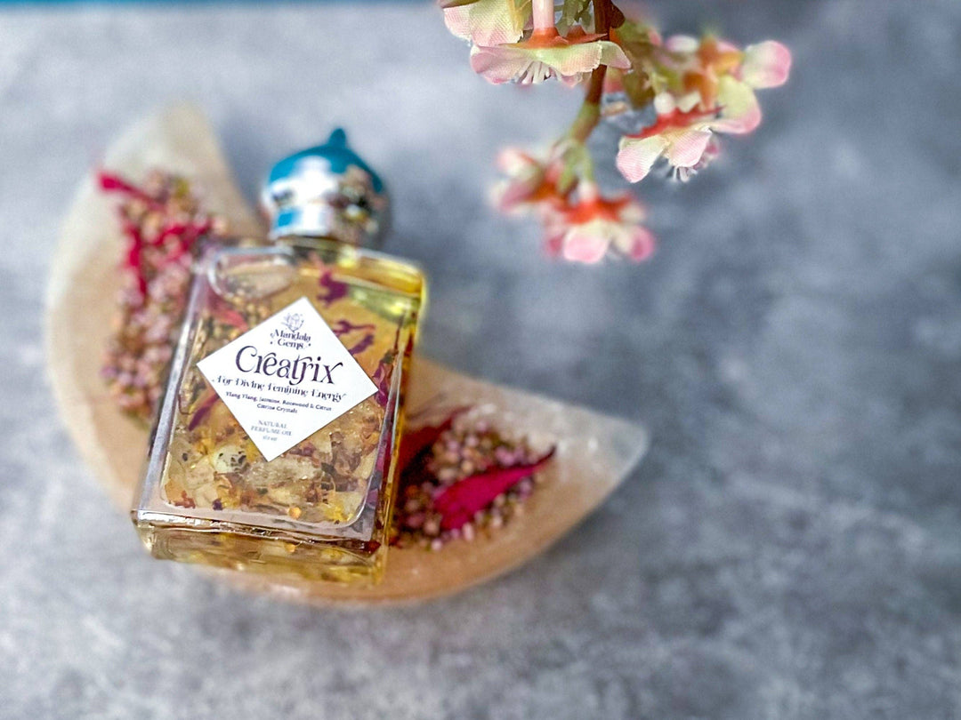 CREATRIX Natural Floral Perfume Oil for Divine Feminine Ener