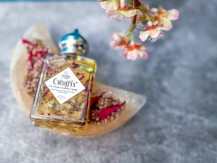 CREATRIX Natural Floral Perfume Oil for Divine Feminine Ener