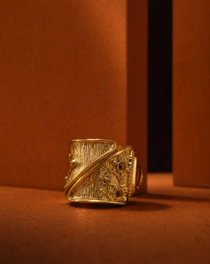 Tiger Eye Chunky Statement Ring | Maximalist Gemstone Jewelry