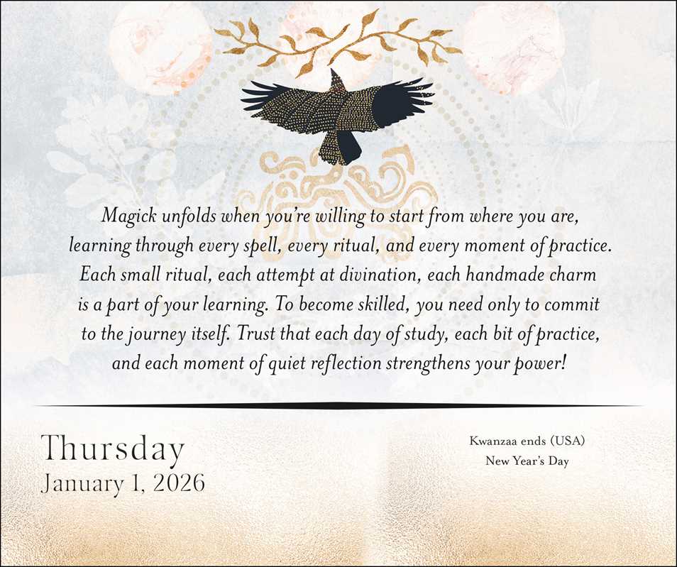 Year of the Witch 2026 Day-to-Day Calendar by Temperance  Alden